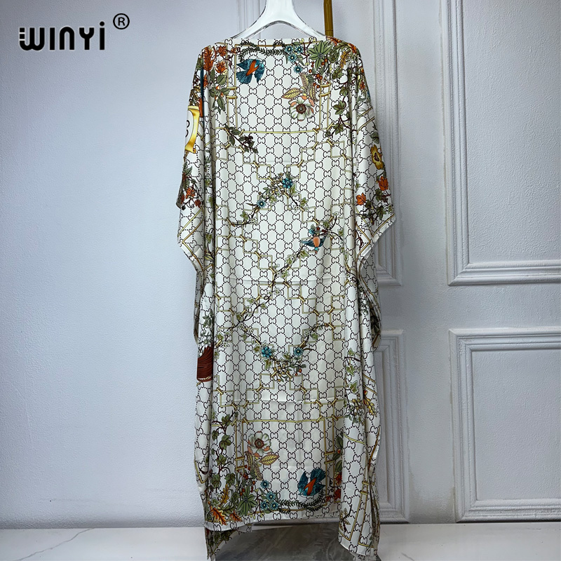 Boho Summer Beach Maxi Dress - Женское платье в стиле бохо, с