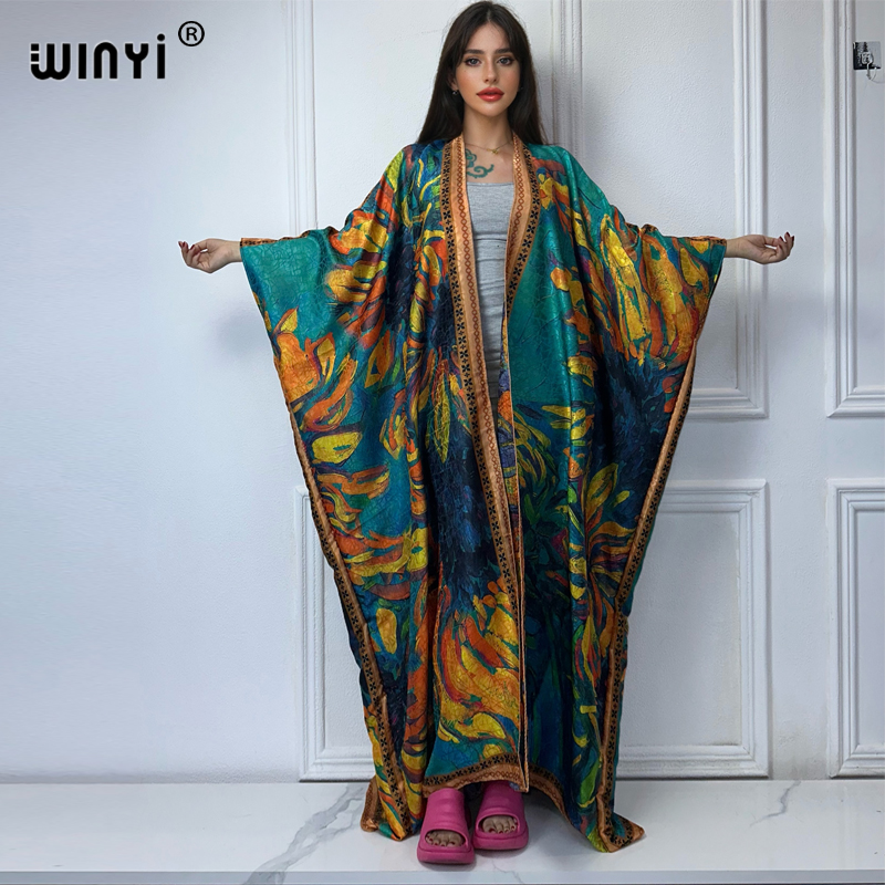 Boho Summer Beach Maxi Dress - WINYI, высокое качество, открытое пальто с