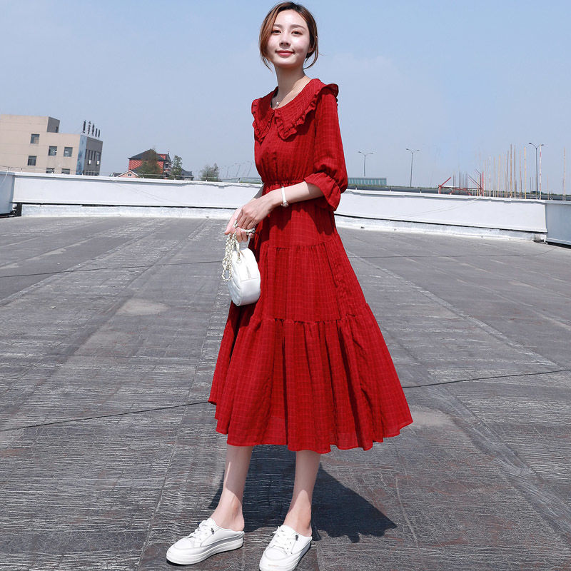 Женское шифоновое платье средн – обзор и цена French Vintage Floral Midi Dress