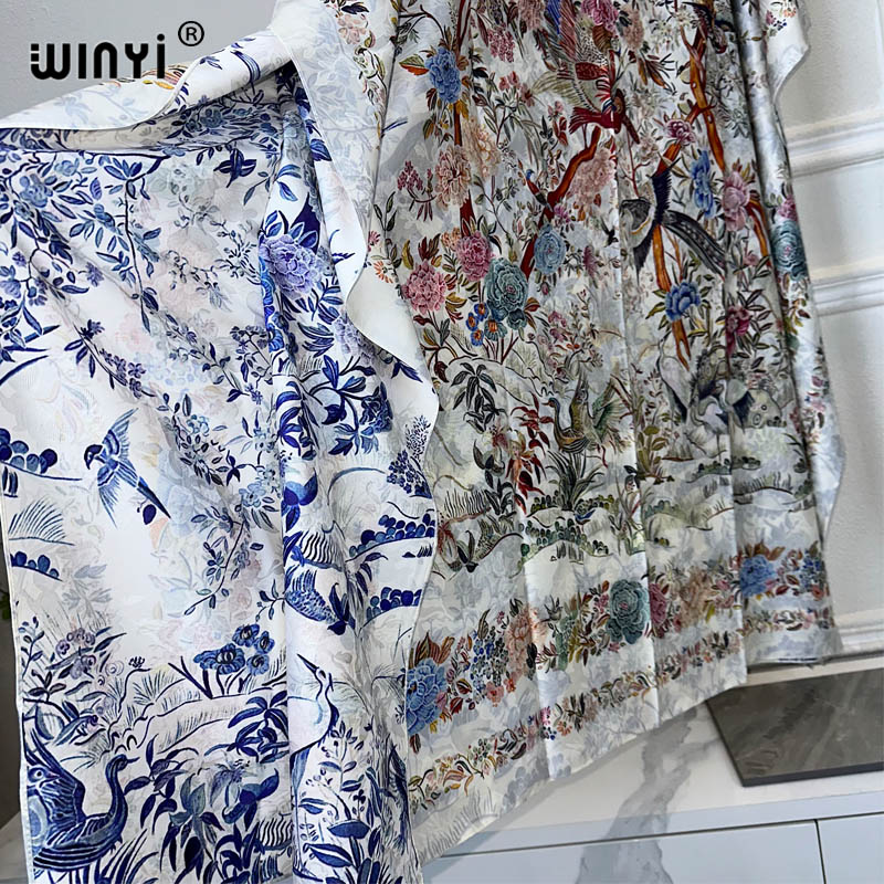 Кафтан WINYI женский с принтом – обзор и цена Boho Summer Beach Maxi Dress