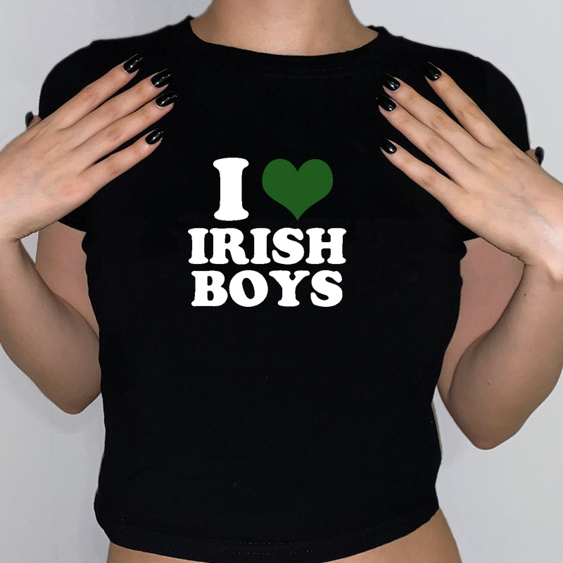 Женский укороченный топ в стил – обзор и цена Y2K Graphic Baby Tee Crop