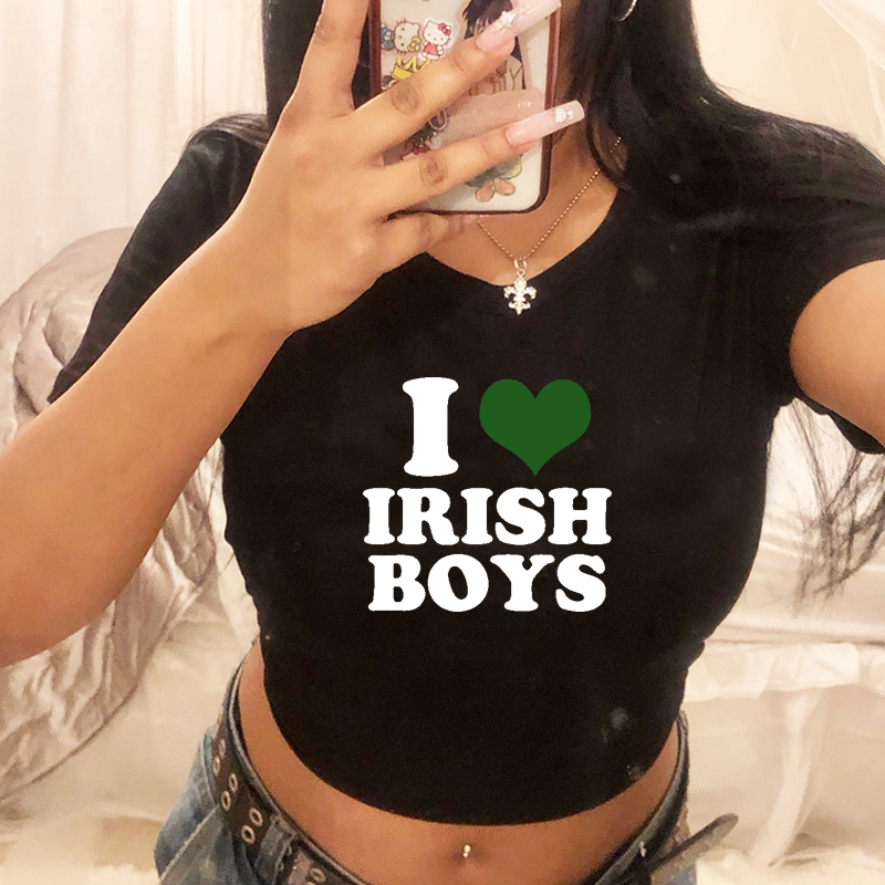 Женский укороченный топ в стил – обзор и цена Y2K Graphic Baby Tee Crop