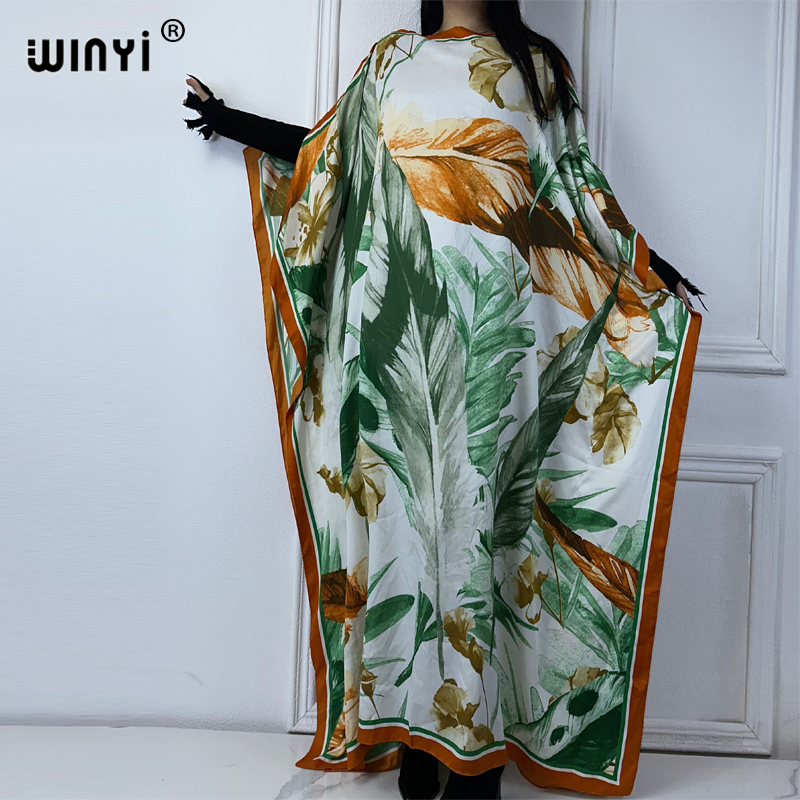 WINYI летний кафтан в африканс – обзор и цена Boho Summer Beach Maxi Dress