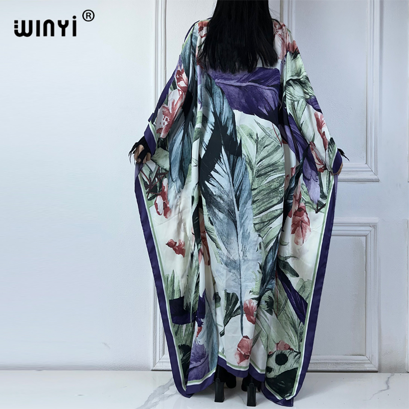 WINYI летний кафтан в африканс – обзор и цена Boho Summer Beach Maxi Dress