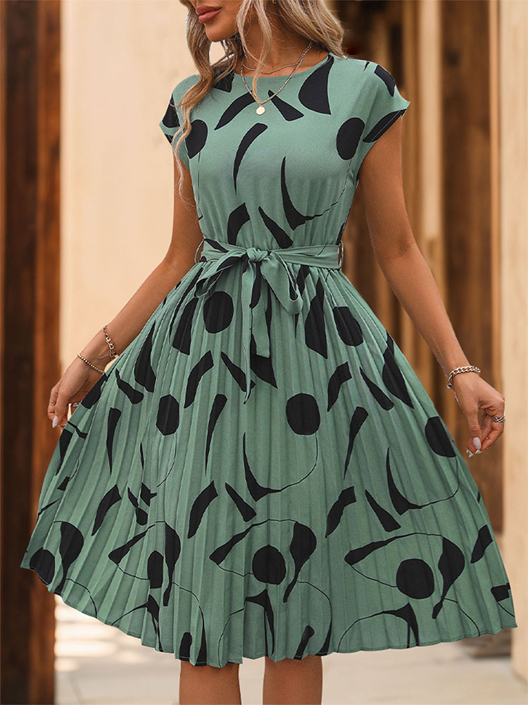 Весенне-летнее женское плиссир – обзор и цена French Vintage Floral Midi Dress