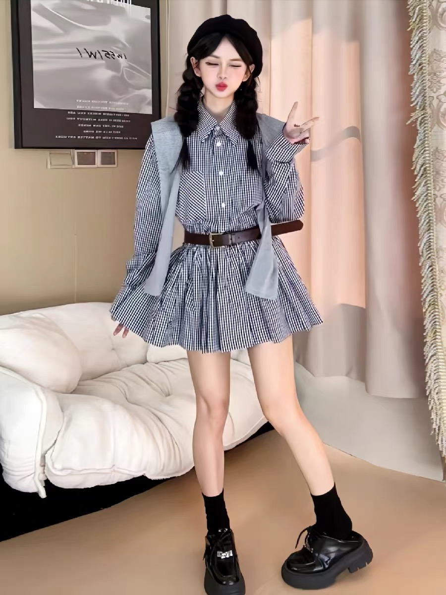 Рубашка-платье в корейском сти – обзор и цена Korean Style A Line Shirt Dress