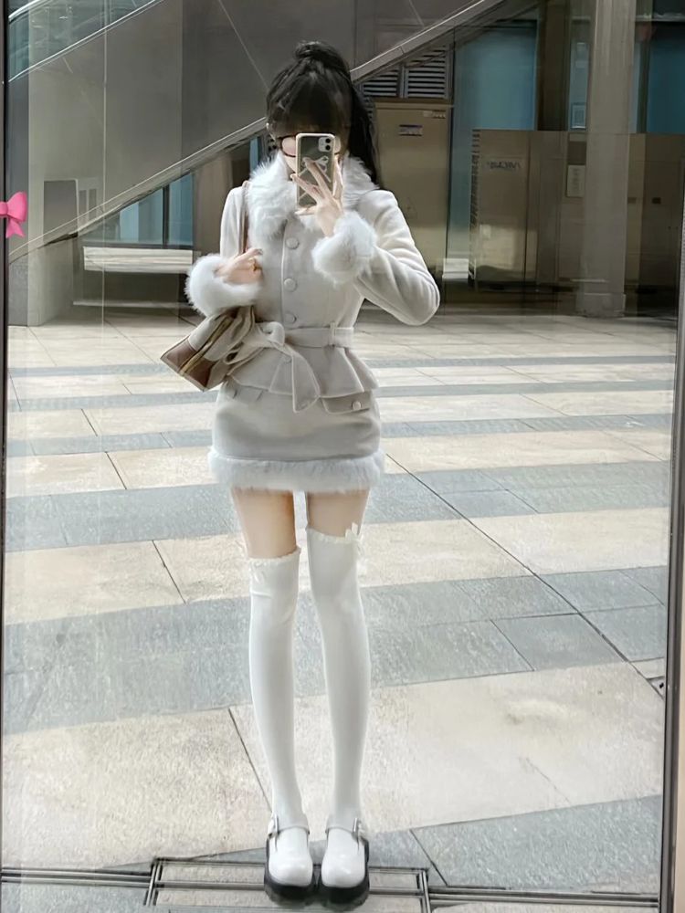 Корейский элегантный комплект  – обзор и цена Skirts